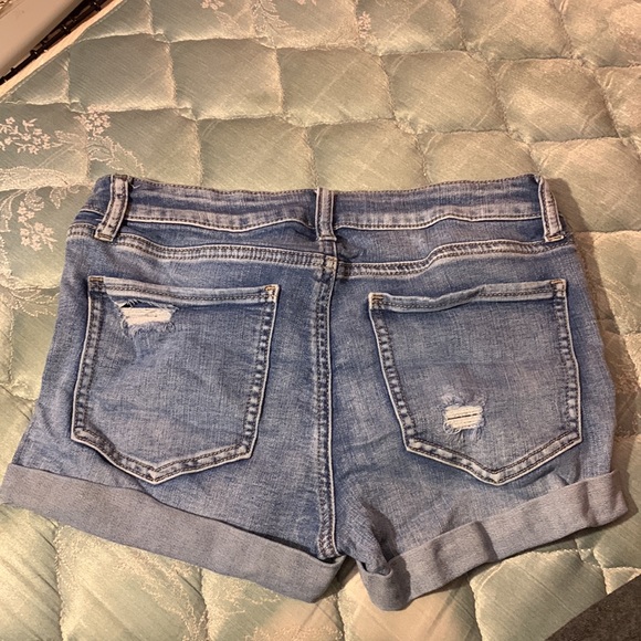 medium, blue and white shein shorts - Picture 3 of 3